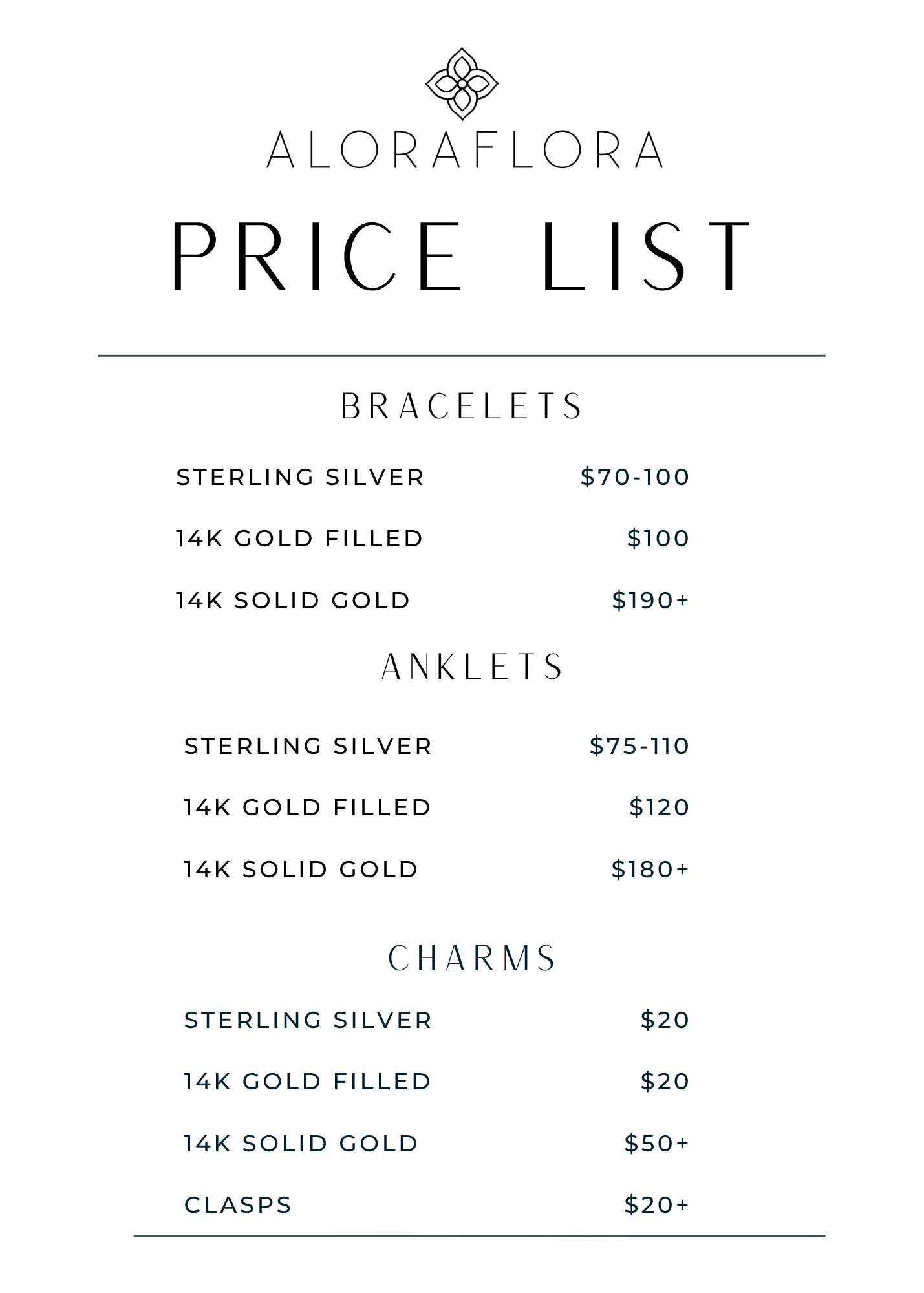 Permanent Jewelry Appointment