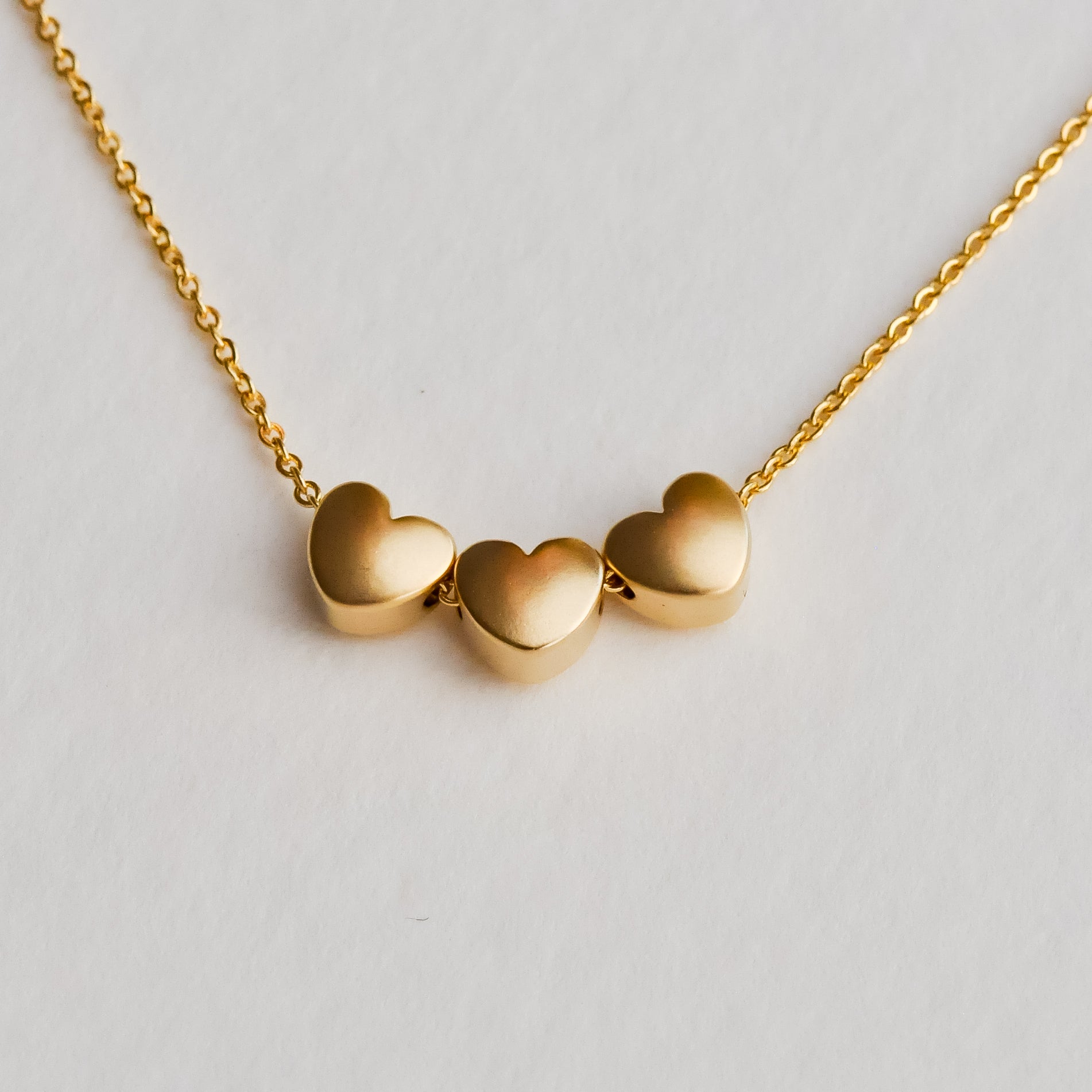 Gold Heart Necklace - Aloraflora Jewelry
