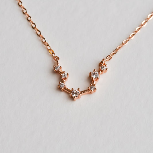 Aquarius Constellation Necklace - Aloraflora Jewelry