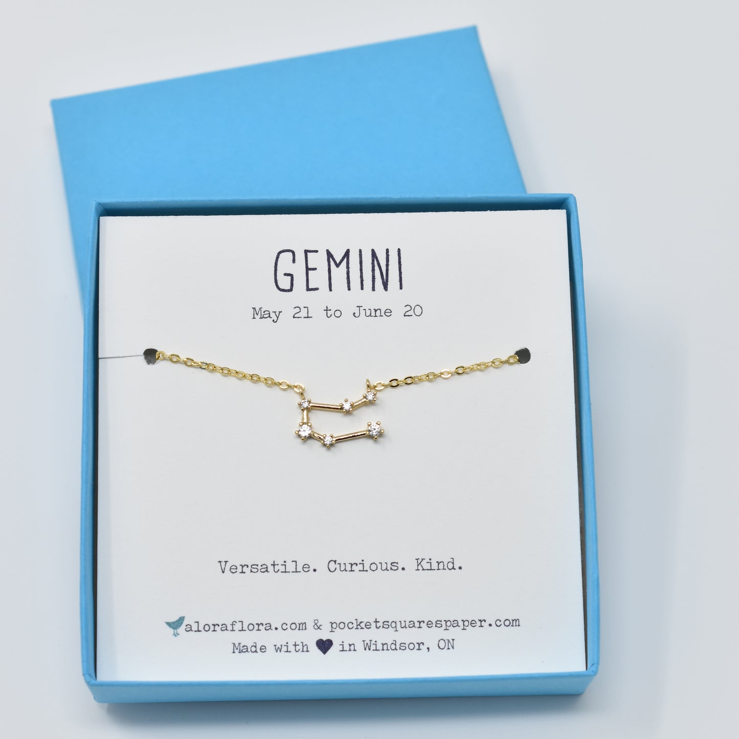 Gemini Constellation Necklace