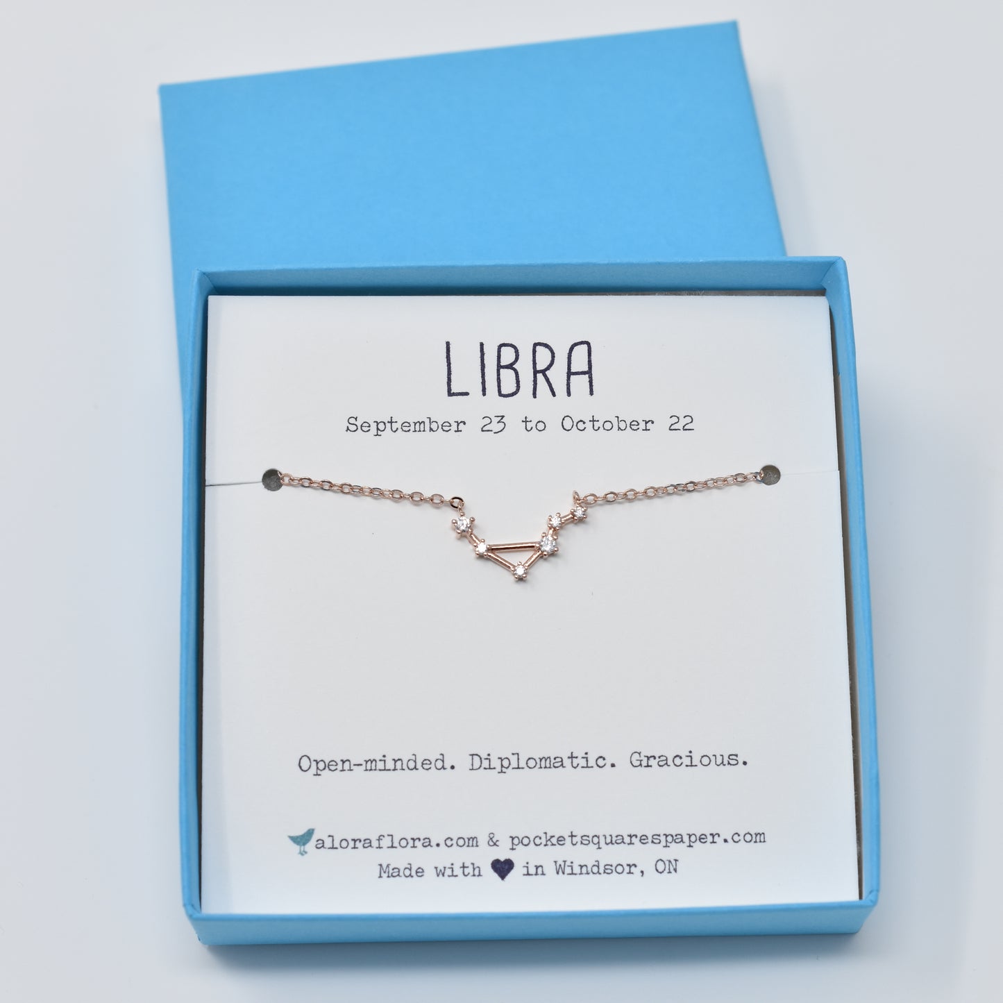 Libra Constellation Necklace