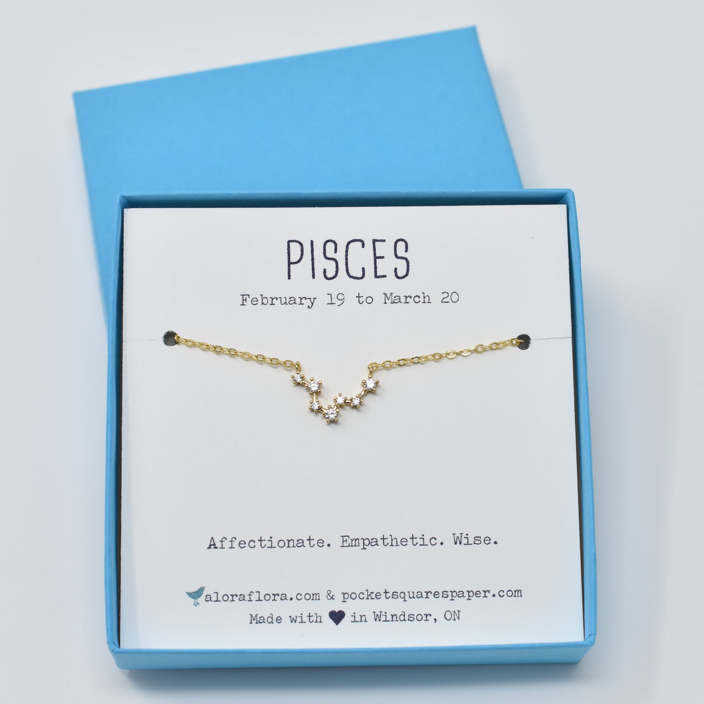 Pisces Constellation Necklace