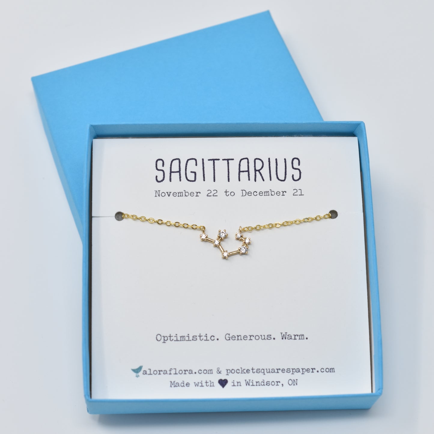 Sagittarius Constellation Necklace