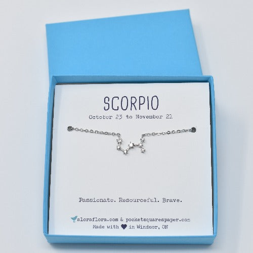 Scorpio Constellation Necklace