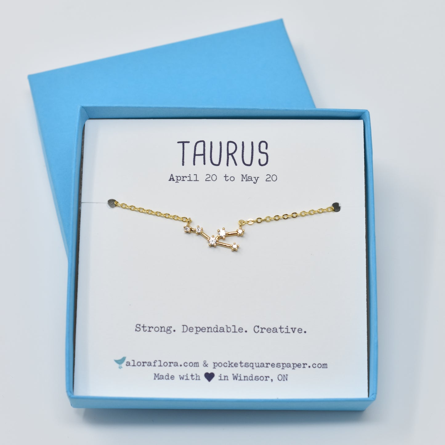 Taurus Constellation Necklace